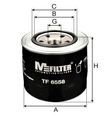 TF6558 MFILTER Масляный фильтр
