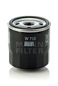 W712 MANN-FILTER Масляный фильтр