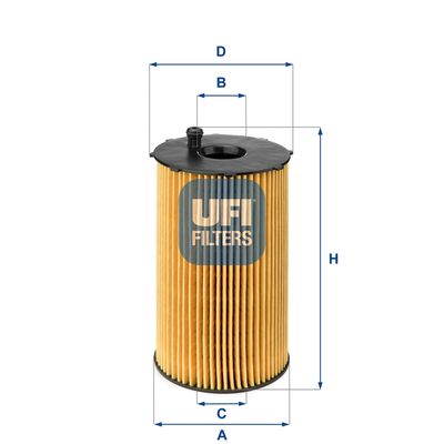 2506600 UFI Масляный фильтр