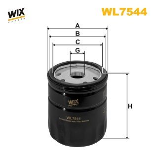WL7544 WIX FILTERS Масляный фильтр