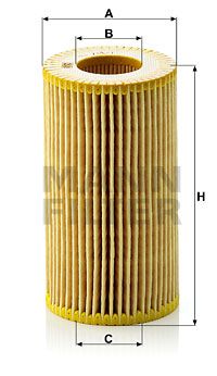HU7181n MANN-FILTER Масляный фильтр