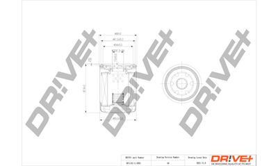 DP1110110301 Dr!ve+ Масляный фильтр