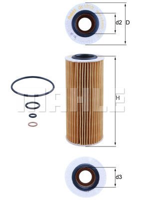 OX1773D KNECHT Масляный фильтр