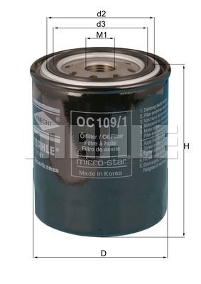 OC1091 KNECHT Масляный фильтр