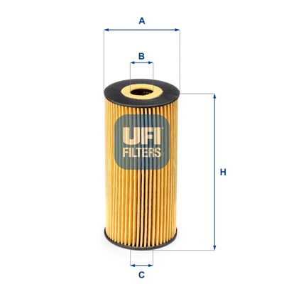 2516600 UFI Масляный фильтр