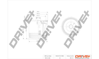 DP1110110015 Dr!ve+ Масляный фильтр