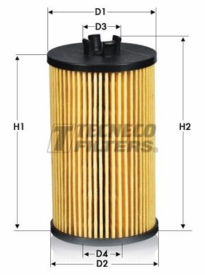 OL2153E TECNECO FILTERS Масляный фильтр