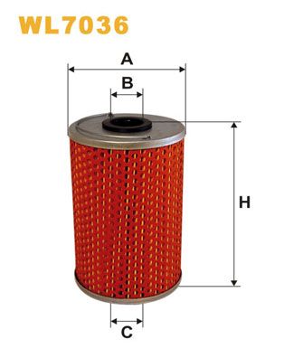 WL7036 WIX FILTERS Масляный фильтр