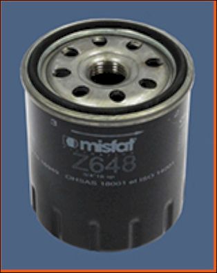 Z648 MISFAT Масляный фильтр