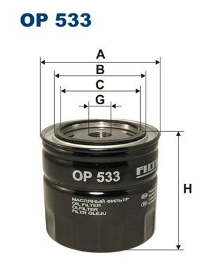 OP533 FILTRON Масляный фильтр