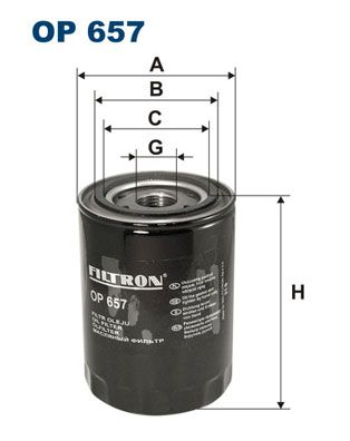 OP657 FILTRON Масляный фильтр