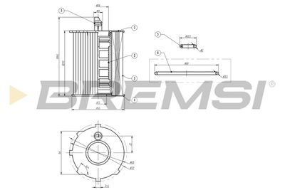 FL0020 BREMSI Масляный фильтр