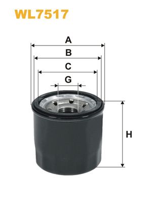 WL7517 WIX FILTERS Масляный фильтр