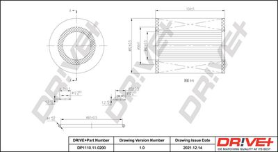 DP1110110200 Dr!ve+ Масляный фильтр