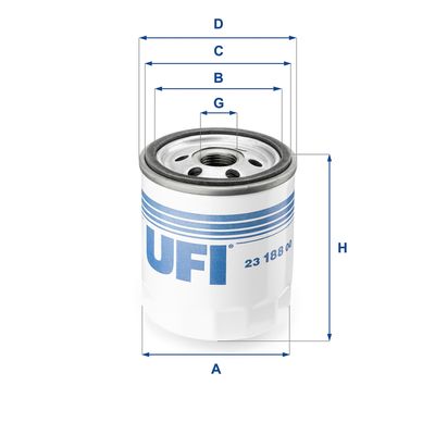 2318800 UFI Масляный фильтр