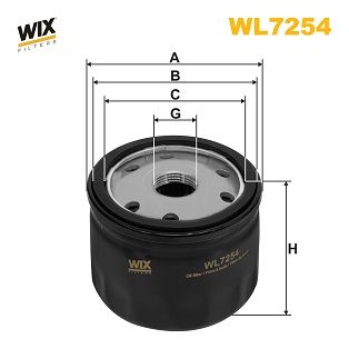 WL7254 WIX FILTERS Масляный фильтр
