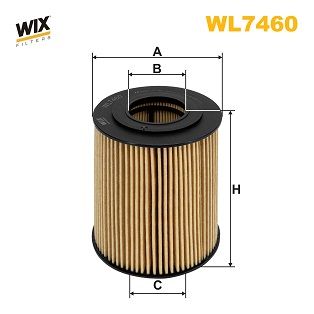 WL7460 WIX FILTERS Масляный фильтр