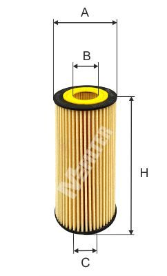 TE4008 MFILTER Масляный фильтр