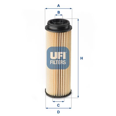 2514800 UFI Масляный фильтр