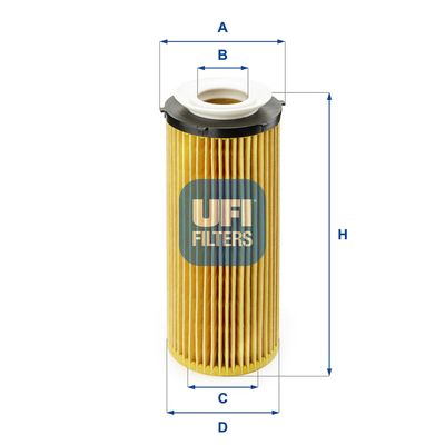 2509600 UFI Масляный фильтр