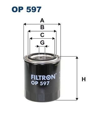 OP597 FILTRON Масляный фильтр
