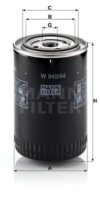 W94044 MANN-FILTER Масляный фильтр