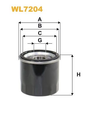 WL7204 WIX FILTERS Масляный фильтр