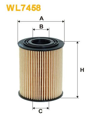 WL7458 WIX FILTERS Масляный фильтр