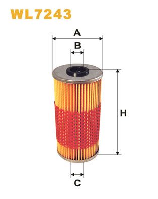 WL7243 WIX FILTERS Масляный фильтр