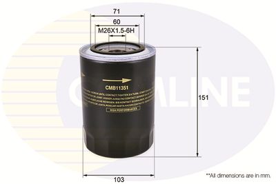 CMB11351 COMLINE Масляный фильтр