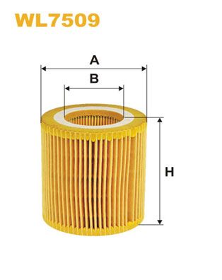 WL7509 WIX FILTERS Масляный фильтр