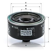 W1323 MANN-FILTER Масляный фильтр