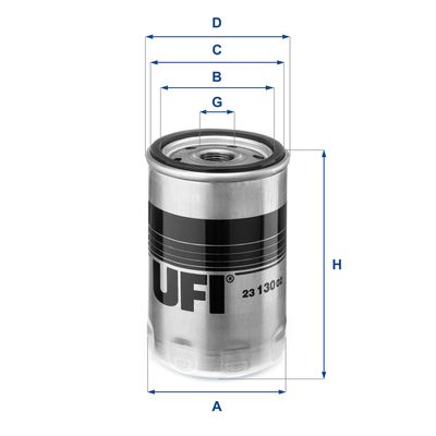 2313002 UFI Масляный фильтр