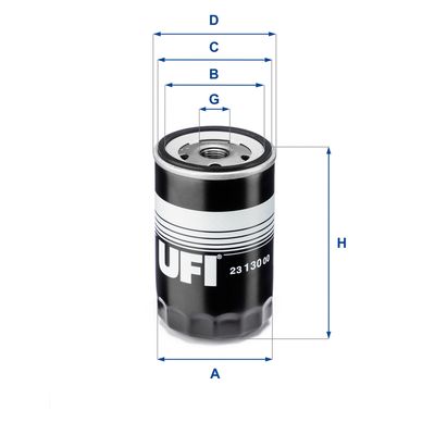 2313000 UFI Масляный фильтр