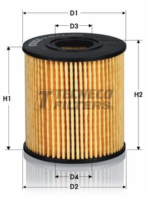 OL0247E TECNECO FILTERS Масляный фильтр