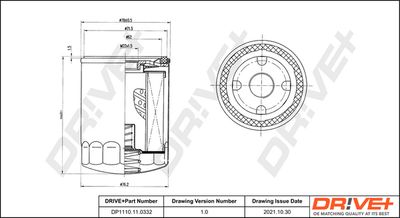 DP1110110332 Dr!ve+ Масляный фильтр