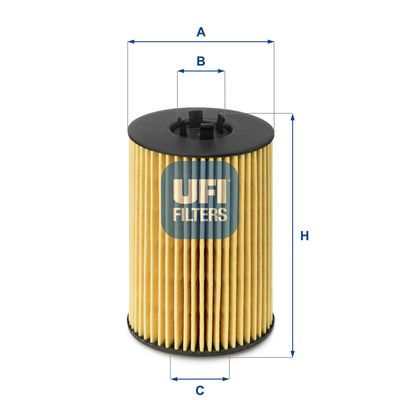 2514400 UFI Масляный фильтр