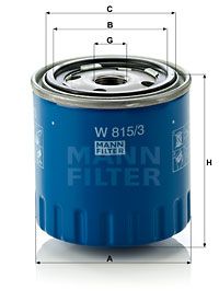 W8153 MANN-FILTER Масляный фильтр