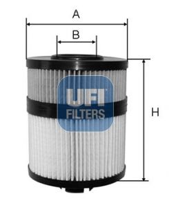 2510800 UFI Масляный фильтр