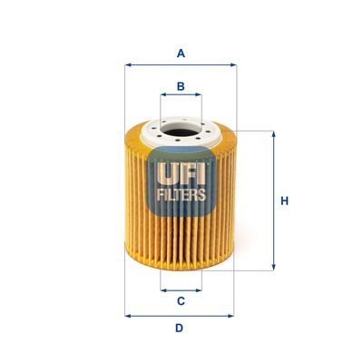 2521600 UFI Масляный фильтр