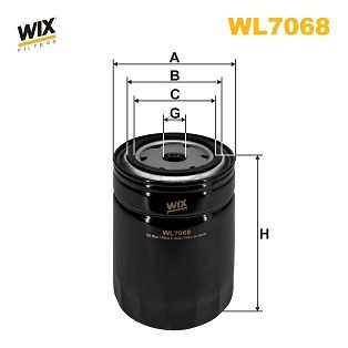 WL7068 WIX FILTERS Масляный фильтр