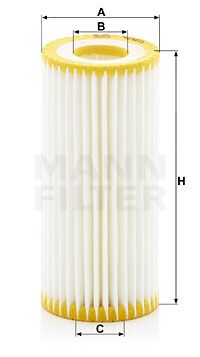 HU6013z MANN-FILTER Масляный фильтр