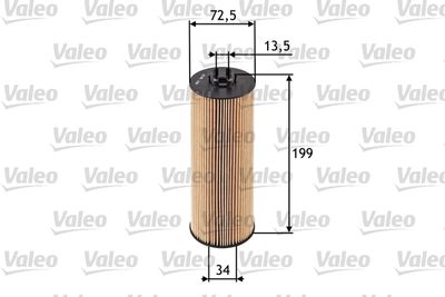 586520 VALEO Масляный фильтр