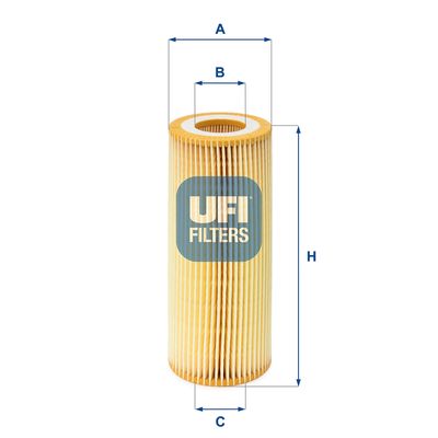 2502100 UFI Масляный фильтр