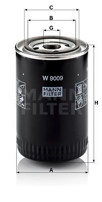 W9009 MANN-FILTER Масляный фильтр