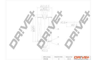 DP1110110158 Dr!ve+ Масляный фильтр