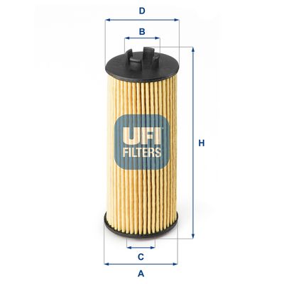 2518500 UFI Масляный фильтр