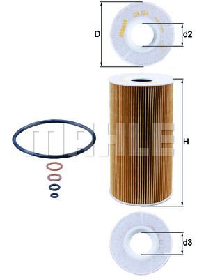 OX126D KNECHT Масляный фильтр