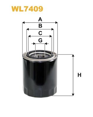 WL7409 WIX FILTERS Масляный фильтр