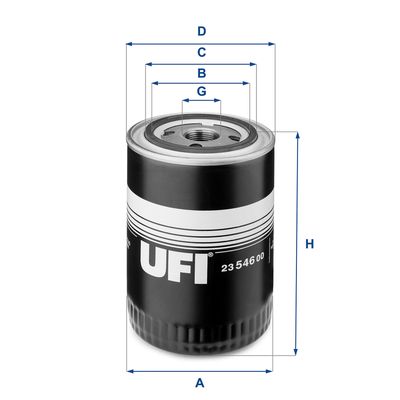 2354600 UFI Масляный фильтр